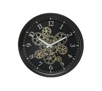 Atmosphera - Horloge mécanique Noire - métal D37 cm