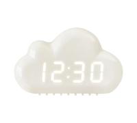 Horloge Nuage LED Réveil Voix Thermomètre