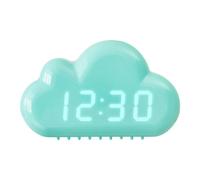 Horloge Nuage LED Réveil Voix Thermomètre