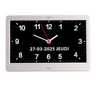 infactory Horloge numérique – 10 fonctions, cadre photo et rappel