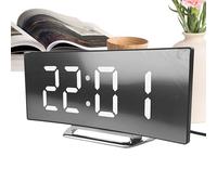Horloge Numérique à Affichage Digital,Horloge Digitale À Grand Écran LED - de Gestion du Temps pour Salle de Bain, Salon, Camping-Car, Espace Méditation, Adapté à Âges