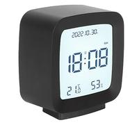 Horloge Numérique Année Veilleuse à Commande Vocale Réveil Multifonctionnel Température Haute Précision Facile à Lire pour Bureau Chambre
