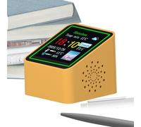 Horloge numérique avec climat | Moniteur de température et d'humidité de table, station météo numérique petite électronique de table pour la maison, la chambre, la cuisine, la salle de bain