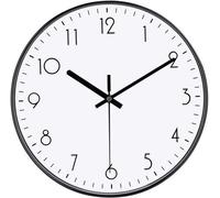 Horloge numérique de 30 cm au design élégant, écran LED, fonctionnement sur piles, mouvement à quartz de haute précision, affichage simple, pour la chambre à coucher, la maison ou le bureau