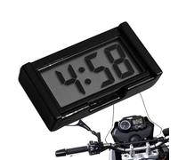 Horloge numérique de voiture, horloge de tableau de bord silencieuse avec grand écran LED, accessoires d'intérieur de voiture, pour auto, camion et moto, classique, voitures anciennes (noir)