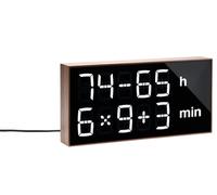 Horloge numérique LED / Horloge de table / Horloge murale en bois de noyer Albert Clock - 1904811601793