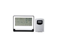 Horloge Numérique Multifonctionnel Station météo RF Récepteur LCD Thermomètre Hygromètre Température Humidité