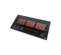 Horloge numérique murale Mur à LED ultra plat Slim pour magasins maison Bureaux