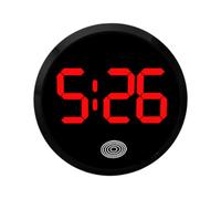 Horloge numérique pour voiture avec contrôle tactile pour ventilateur | Horloge pour ventilation du véhicule pour voyage sur route, camion, SUV, van, camping-car, conduite et camping