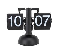 Horloge Numérique Rabattable Rétro Européenne, Horloge Numérique Mécanique, Horloge à Engrenage Interne, Alimentée par Batterie, Horloge de Bureau Rabattable pour Bureau à (Tout