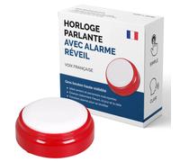 Horloge parlante française avec alarme - autonomie & repères quotidiens