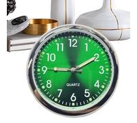 Horloge pour montre vintage lumineuse à quartz de voiture avec clip de | Horloge analogique équipée d'un clip et d'un autocollant pour la ventilation du tableau de bord automobile moto et véhicule
