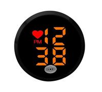 Horloge pour Tableau de Bord Auto Petite Montre Compacte Auto-Adhésive | Horloges Adhésives Pour Grille D'Aération Style Montre Tableau de Bord pour Voiture, Camion, Moto, et Vélo