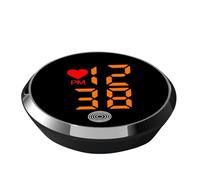 Horloge Pour Tableau de Bord de Voiture | Horloge Numérique Adhésive Pour Moto | Montre LED Autocollante pour Motocyclette Camion Ventilation