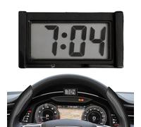 Horloge Pour Voiture - Montre De Voiture Adhésive, Mini Affichage D'alarme Automatique, Horloge De Véhicule À Coller | Accessoire De Moniteur De Temps Numérique Compact, Affichage De Lecture De Gadget