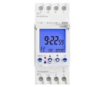 Horloge programmable à 2 canaux 24 heures, grand écran LCD, relais de minuterie avec deux sorties indépendantes, interrupteur de minuterie numérique(TM922-K 85-265V)