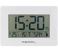 Horloge radio-pilotée avec température et date - Blanc - Pearl