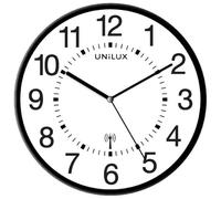 UNiLUX 400094564 UNiLUX horloge murale/funk "MAXI WAVE", diam. : 400 mm, noir