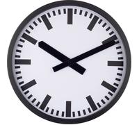 Horloge radiopilotée EUROTIME 59540-05 35 cm x 35 mm x 50 mm noir (mat) radiopiloté(e) 1 pc(s)