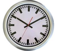 Horloge radiopilotée EUROTIME ET-56451-07 argent