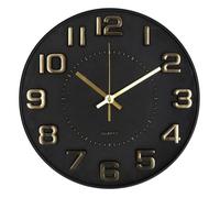 Horloge relief Doris noir D30cm - Atmosphera Créateur d'intérieur