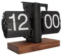 Horloge rétro à chiffres inversés - Montre à quartz - Cadre en métal - 1 pièce - Pile non incluse