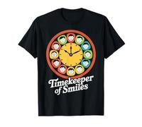 Horloge rétro Timekeeper of Smiles T-Shirt