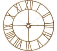 Horloge Roman - couleur naturelle - métal - petite - Ø 70 cm