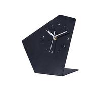 Horloge silencieuse de bureau, horloge créative, personnalité, entrée, bibliothèque, mode, ornement, noir