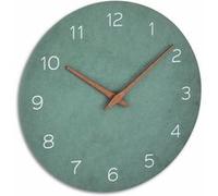 Horloge silencieuse en bois de précision, analogique, murale, design minimaliste, vert, TFA 60.3054.04 vert G