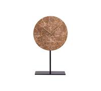 Horloge sur pied marbre brun 25 cm