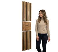 Horloge suspendue en bois de chêne Lamele 155cm FlexiStyle z235-d1