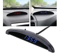 Horloge Thermomètre - ZGEER - 2 en 1 - LED numérique - Gris - Intérieur