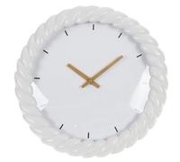 Horloge torsade blanche 31 cm