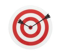 Horloge verre Balvi Target Blanc 30x30x3,5 cm