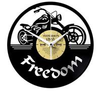 Horloge vinyle recyclé FREEDOM