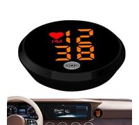 Horloges De Tableau De Bord Pour Véhicules | Horloge Numérique Adhésive Pour Moto - Montre LED Autocollante pour Motocyclette Camion Ventilation