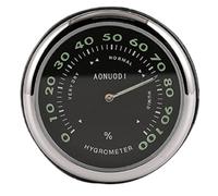 Horloges de voiture pour tableau de bord à coller Petit minuteur de | Mini hygromètre pour voiture avec tampon adhésif pour la maison, les bateaux, les camions, les camping-cars, les véhicules