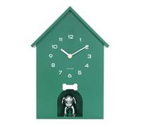 Horloges - Karlsson : Horloge murale chien en forme de maison 24,9 cm Karlsson - Vert