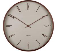 Horloges Murales - Bois Gris/Argent - Karlsson - KA6014WG