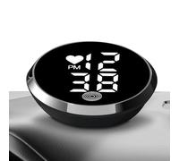 Horloges Tableau Bord Véhicules Petite Montre Compacte Auto-Adhésive | Horloge Numérique Compacte Adhésive pour Véhicule Pour Tableau De Bord, Grille D'Aération, Moto, Vélo, Mini Horl