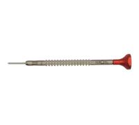 Horotec MSA01.214 - Tournevis d'horloger, corps et mèche en forme "T" en acier inoxydable, tête en aluminium à roulement à billes - Fabriqué en Suisse (1,20mm)