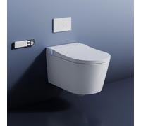 HOROW : Toilettes intelligentes avec fonction bidet, équipées de stérilisation UV. Buse autonettoyante, fonction bidet chauffant, séchage à air chaud, veilleuse