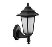 Horoz Electric Applique Murale Extérieure BEGONYA 2 Noire - Lanterne Murale Classique avec Douille E27 - Éclairage Extérieur IP44 pour Terrasse, Balcon, Entrée