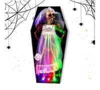 Horrifying Light Up Halloween Decor for Haunted Houses | Creepy musical audio combines with glowing lights to create an immersive and terrifying ambiance for holiday parties