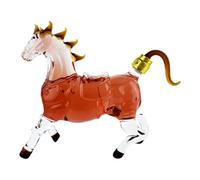 Horse Decanter - Glass, 1000ml Decorative Animal Liquor Dispenser | Elegant Whiskey Bottle Gift For Men, Boyfriend, Husbands, Couples, Bourbon Lovers, Home Bar, New Year, Wedding