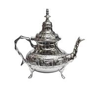 Horus Artisanat égyptien Théière marocaine orientale traditionnelle au design raffiné pour un usage quotidien. 800 ml = 10 verres à thé.