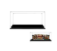 Hosdiy Vitrine Exposition Acrylique pour Lego 21319 | 35x25x15 cm, Boîte de Présentation Transparente pour (Friends Central Perk), à Monter Soi-Même, Présentoir - 2mm