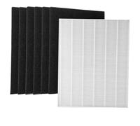 HOSECES Filtre purificateur d'air de rechange 15115/filtre A compatible avec filtre WINIX ZERO (AZBU330-HWB)/purificateurs d'air P300, 1 filtre HEPA H13 + 6 préfiltres à charbon actif