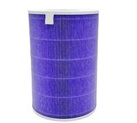 HOSECES Véritable filtre HEPA de rechange, compatible avec purificateur d'air Xiaomi Mi 3C 3H 3, 2C 2H 2S, Pro, numéro de pièce # M8R-FLH, H13 Filtre à charbon actif haute efficacité (Purple-4 Stage